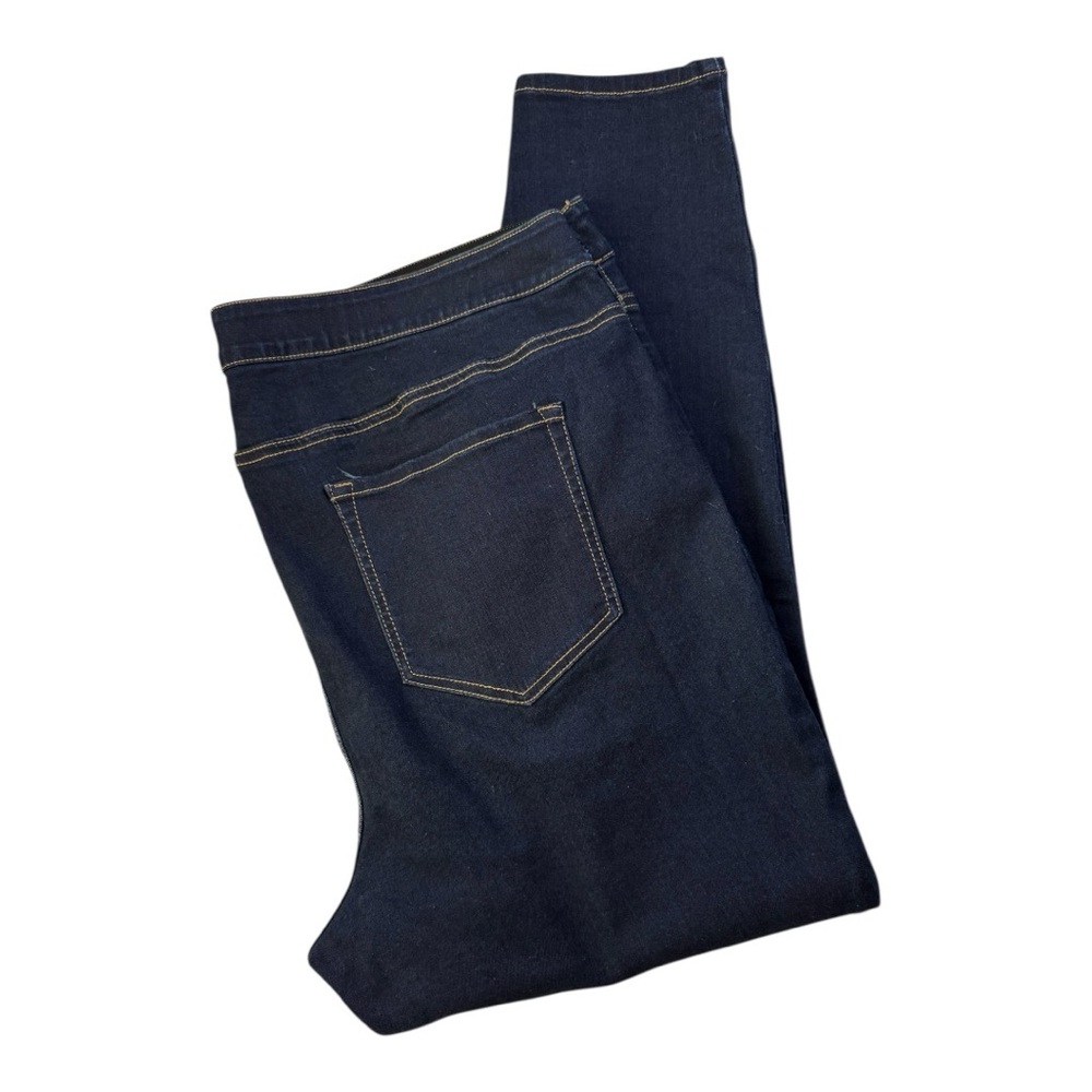 Maurices Blue Skinny Jeans with Deep Indigo Wash 22 Short